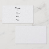 Eenvoudig Platinum-Visitekaartje Visitekaartje (Voorkant / Achterkant)