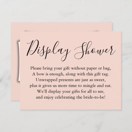 Eenvoudig platte beeldscherm Vrijgezellenfeest Blu Informatiekaartje (Voorkant / Achterkant)