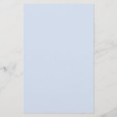 Eenvoudig platte blauwe banketbakkerij briefpapier (Achterkant)