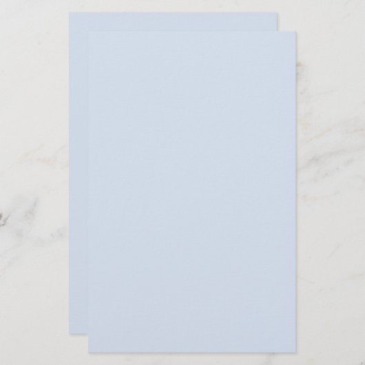 Eenvoudig platte blauwe banketbakkerij briefpapier (Voorkant / Achterkant)