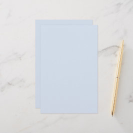 Eenvoudig platte blauwe banketbakkerij briefpapier