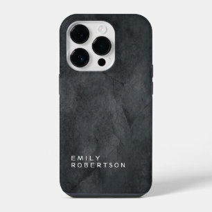 Eenvoudig platte grijze Trendy Modern minimalist iPhone 14 Plus Hoesje