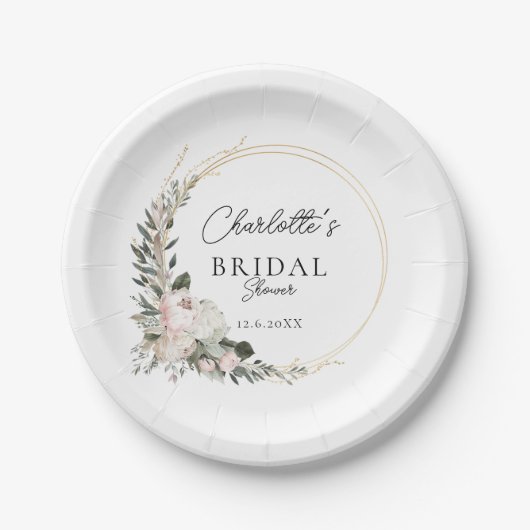 Eenvoudig, pony, eucalyptus, Vrijgezellenfeest Papieren Bordje (Voorkant)