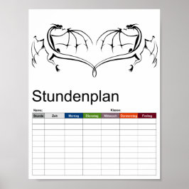 Eenvoudig Poster voor vliegdragon