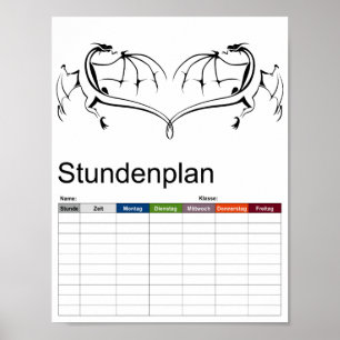 Eenvoudig Poster voor vliegdragon