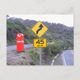 Eenvoudig postvak. briefkaart