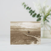 Eenvoudig postvak in Wyoming Briefkaart (Staand voorkant)