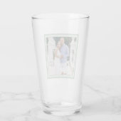 Eenvoudig Prachtige Valentijnsdag Koppel Bierglas Glas (Achterkant)