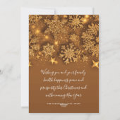 Eenvoudig Prettige feestdagen kerstfeestmaal Feestdagenkaart (Achterkant)