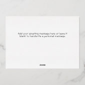 Eenvoudig Prettige feestdagen Red Five-Photo Gold (Achterkant)