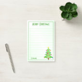 Eenvoudig prettige kerstboom om lijst te doen: Jou Post-it® Notes (Kantoor)
