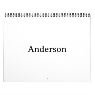 Eenvoudig Professioneel 21,59 x 27,94 cm 2 pagina' Kalender