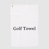 Eenvoudig Professioneel 40 x 60 cm Golfhanddoek (Voorkant)