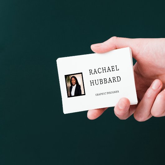 Eenvoudig professioneel aangepast Afbeelding, QR-c Visitekaartje