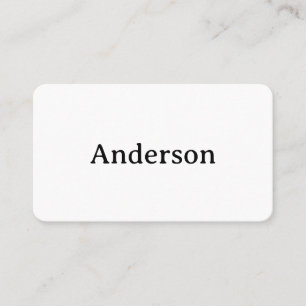 Eenvoudig Professioneel Afgerond 3.5" x 2.0" Plat Afsprakenkaartje