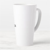 Eenvoudig professioneel bedrijf 17 oz grote latte mok (Rechterhoek)