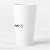 Eenvoudig professioneel bedrijf 17 oz grote latte mok (Voorkant)