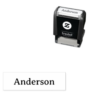 Eenvoudig professioneel bedrijf 1,4" x 0,4" zelfinktende stempel