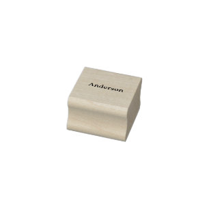 Eenvoudig professioneel bedrijf 2,54 cm x 2,54 cm rubberstempel