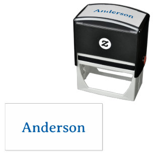 Eenvoudig professioneel bedrijf 2,9" x 1,4" zelfinktende stempel