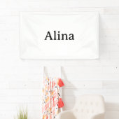 Eenvoudig professioneel bedrijf 3' x 5' binnen spandoek (Insitu)