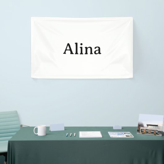 Eenvoudig professioneel bedrijf 3' x 5' binnen spandoek (Beurs)