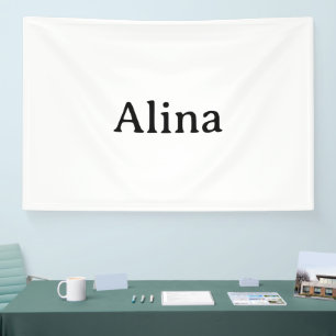 Eenvoudig professioneel bedrijf 4' x 6' Binnen Spandoek