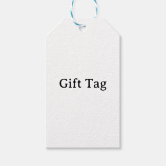 Eenvoudig Professioneel Blauw & Wit Touw Mat Cadeaulabel