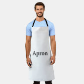 Eenvoudig Professioneel Groot 27"x34" All-Over Pri Schort (Gedragen)