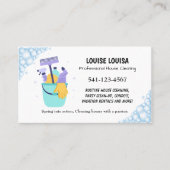 Eenvoudig professioneel huis schoonmaken Visitekaa Visitekaartje (Voorkant)