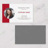 Eenvoudig professioneel leesapparaat invoegen of F Visitekaartje (Voorkant / Achterkant)