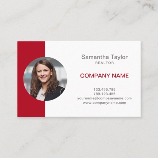 Eenvoudig professioneel leesapparaat invoegen of F Visitekaartje (Voorkant)