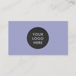 Eenvoudig Professioneel Logo QR Code Lavendel Bedr Visitekaartje