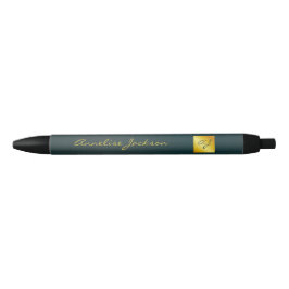 Eenvoudig Professioneel Merklogo Zwarte Inkt Pen