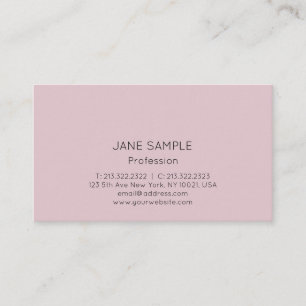 Eenvoudig professioneel modern elegant design visitekaartje