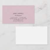 Eenvoudig professioneel modern elegant design visitekaartje (Voorkant / Achterkant)