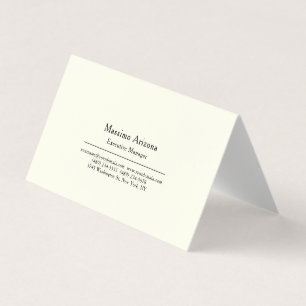 Eenvoudig Professioneel Modern Minimalistisch Visitekaartje