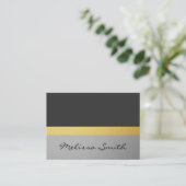 Eenvoudig professioneel visitekaartje (Staand voorkant)