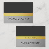 Eenvoudig professioneel visitekaartje (Voorkant / Achterkant)