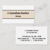 Eenvoudig professioneel Visitekaartje (Voorkant / Achterkant)