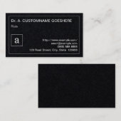 Eenvoudig, professioneel Visitekaartje (Voorkant / Achterkant)