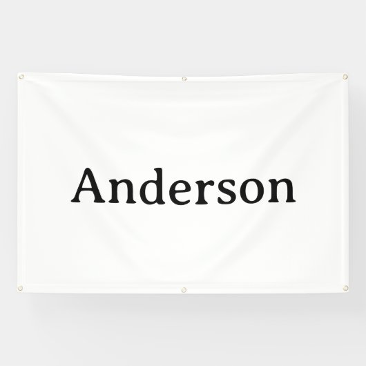 Eenvoudig Professioneel Zakelijk 1,2 x 1,8 meter O Spandoek (Horizontaal)