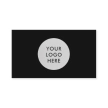 Eenvoudig Professioneel Zwart Logo QR Code Bedrijf
