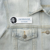 Eenvoudig profiel Afbeelding Expertise Blauw Wit Naamplaatje (In situ)