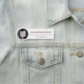 Eenvoudig profiel Afbeelding Expertise Naamplaatje (In situ)