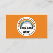 Eenvoudig QR code ontwerp op maat gemakkelijk Contactkaartje (Achterkant)