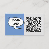 Eenvoudig QR code ontwerp op maat gemakkelijk Contactkaartje (Voorkant)