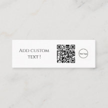 Eenvoudig qr-codebedrijf voor bladwijzer