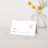 Eenvoudig Quinceañera Botanical Boho Verjaardagsfe Plaatskaartje (Voorkant)