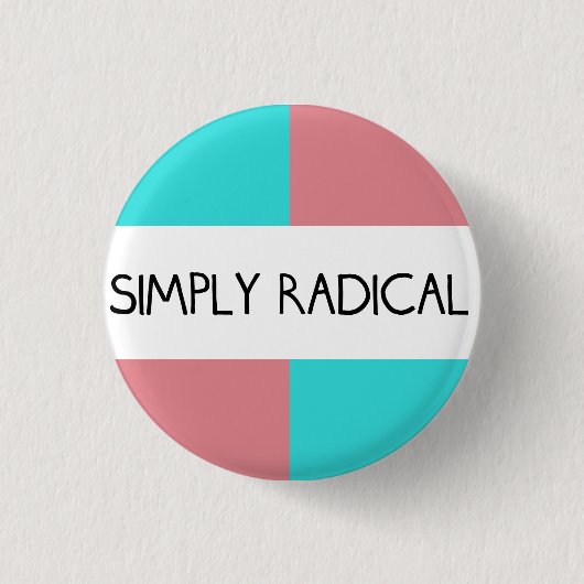 Eenvoudig radicale Button (Voorkant)